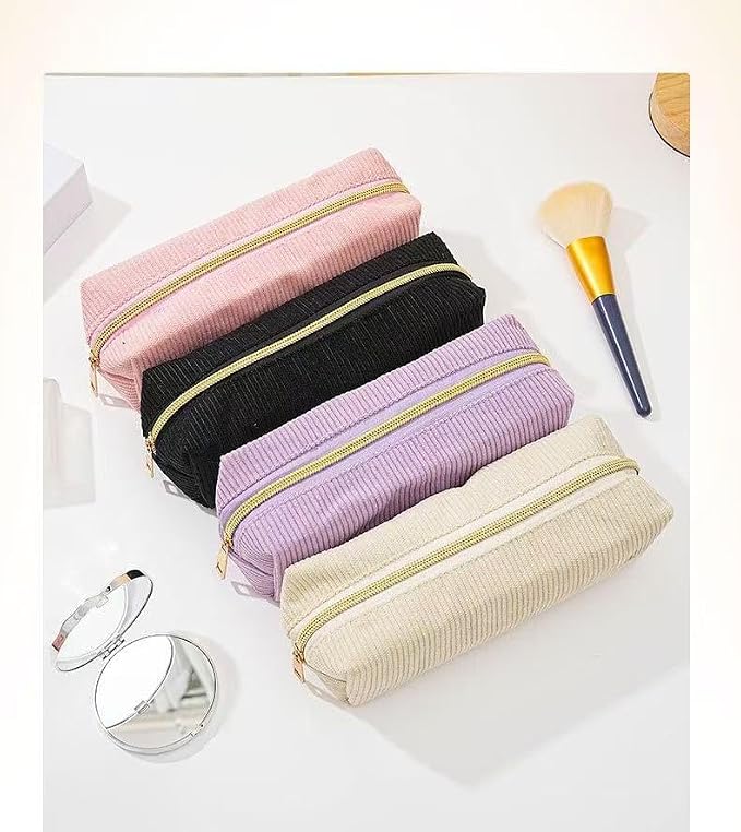 Pencil Case, Pencil Pouch for Women, Pencil Case Small, Pencil Pouch Aesthetic (Black)
