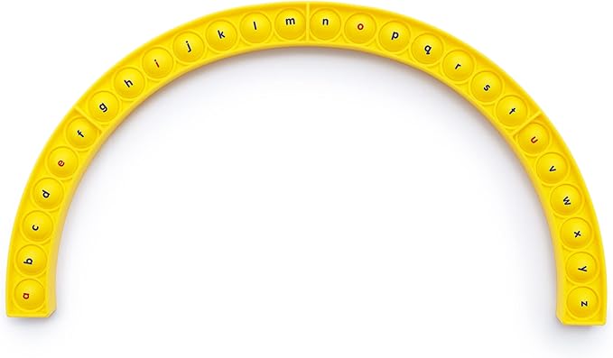 Junior Learning Alphabet Arc Bubble Board, Double-Sided, Ages 4-7, Letter Recognition, K-2