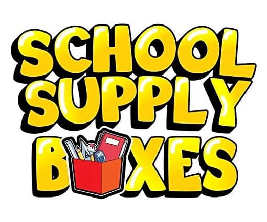 Back to School Supply Box (Pallet - 320 Boxes) - Grades K-5 Back to School Supplies - 32 Piece Kit Includes Markers, Crayons, Pencils, Scissors, Folders, Glue Sticks, Notebook, and Composition Book