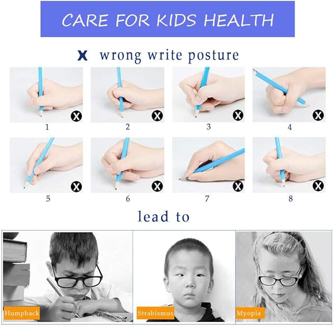 Pencil Grippers for Kids Handwriting 20Pcs Finger Grips Holder Ergonomic Writing Aid Grip Posture Correction Training Tools for Children Preschoolers Adults(6 Types)