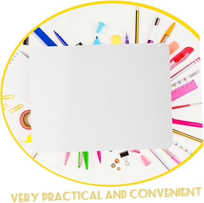 jojofuny 2pcs Double-Sided Dry Erase Lapboards for Boys and Girls Portable Personal Writing Boards and Whiteboards for Classroom for Teachers and Students