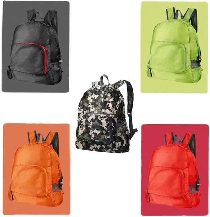 Haneulbit Foldable Backpack, Lightweight Backpack and Waterproof backpacks for Travel and Hiking