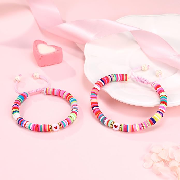 UPROMI First Day of Preschool/Kindergarten/1st Grade/2nd Grade/School Gift, Back to School Bracelet Mommy and Me Dad and Son