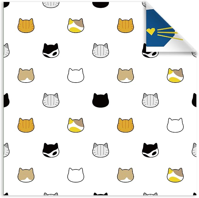 Origami Paper 6x6 Double Sided 50 Sheets 10 Colors origami kit Japanese Chiyo Square Craft Kits Easy Fold Arts Crafts DIY Handwork Cat Family