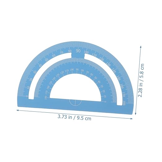 Uonlytech Student Drafting Kit Math Protractor Precision Ruler Architecture Drawing Tool