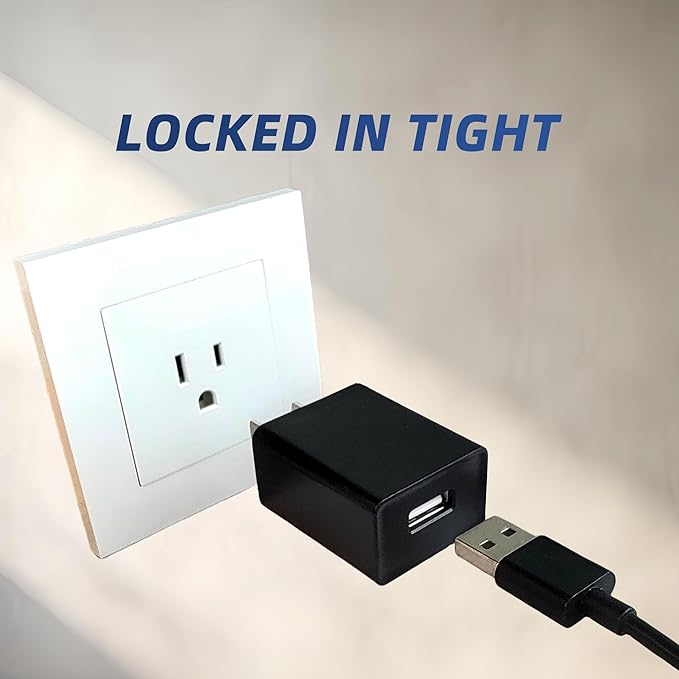 5V1A USB Charger Block for Wall Outlet (UL Certified, Black, 2pcs), 5W Power Adapter Plug for Cell Phones, Tablets, Earphones, Power Banks, Smart Wearables, Toys and More Electronic Gadgets