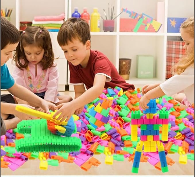 610PCS STEM Building Blocks Construction Toy - Child Branin Development Preschool Kindergarten Toy Learning & Education Toys for Preschool Learning Activities
