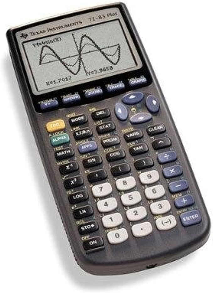 Texas Instruments TI 83 Plus Graphics Calculator 83PL/CLM/1L1/G