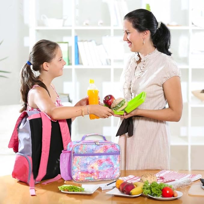 RHCPFOVR Kids Lunch Bag - Insulated Lunch Box for Boys Girls,Washable Lunch Bag and Reusable Toddler Leak-proof Lunchbox for School and Daycare