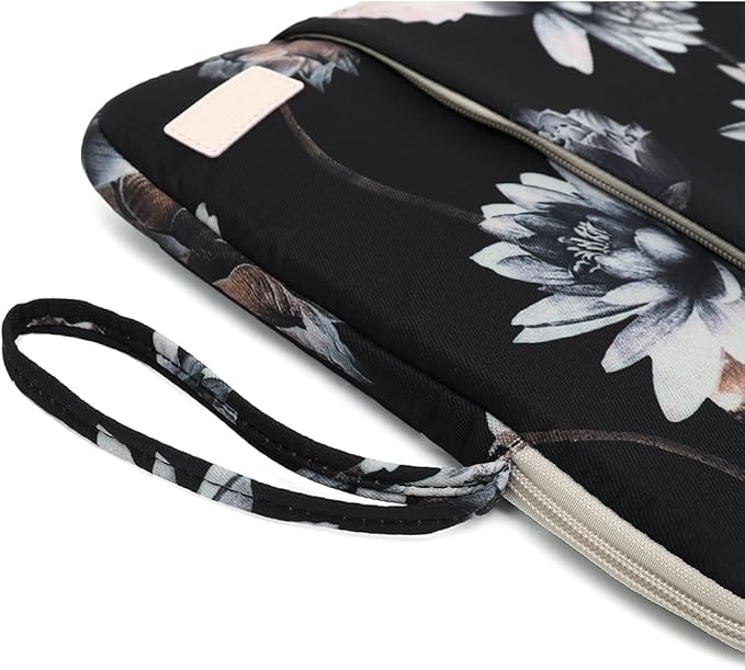 Laptop Sleeve 13.3 inch14 Inch, 15.6inchWater Resistant Traveling Computer Cover with Handle, Shockproof Protective Carrying Laptop Case (Y8-Lotus, 16 inch)