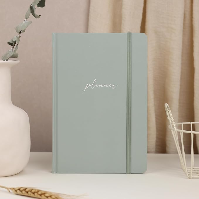 2026 Planner - Undated Monthly, Weekly & Daily Planner for Planning Your Success - To Do List, Habit Tracker, Hardcover, Aesthetic, Academic, Stylish School or Office Supplies (Sage, A5)