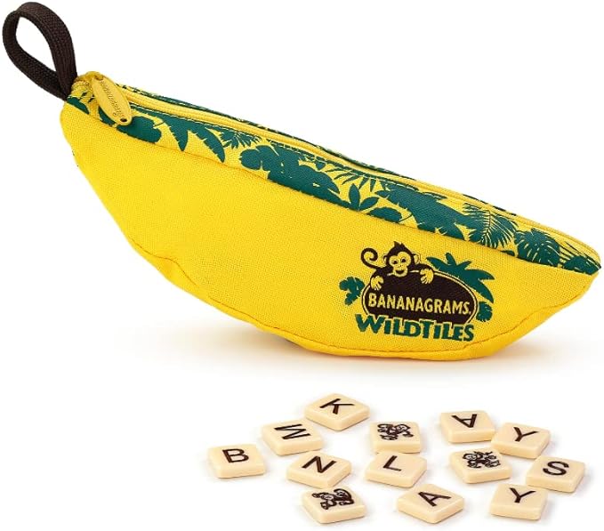 Bananagrams WildTiles Vocabulary Building and Spelling Improvement Lettered Tile Game for Ages 7 and Up
