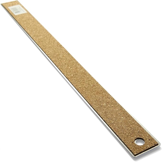 Officemate Classic Stainless Steel Metal Ruler, 15 inches with Metric Measurements, Silver, 15 L x 1.25 W (66612)