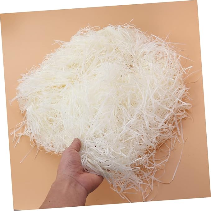 TEHAUX 100g Lightweight Cut Paper Shreds Eco-friendly Fillers for Packaging Wrapping Decor Suitable for Occasions