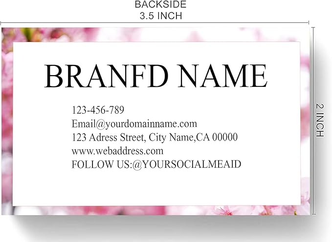 Simple Custom Premium Business Cards 500 pcs- Two Side Design, Custom Premium Business Cards 200 Full color Business Cards can Add You need to Customize 3.5" X 2"