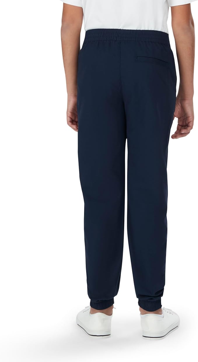 French Toast Boys' Pull-on Twill Jogger-Style Pants