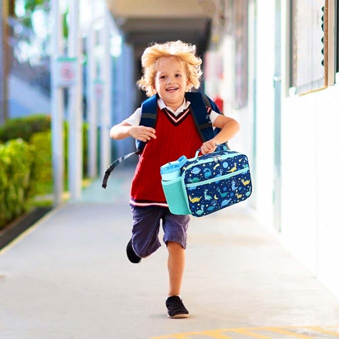 RHCPFOVR Kids Lunch Bag - Insulated Lunch Box for Boys Girls,Washable Lunch Bag and Reusable Toddler Leak-proof Lunchbox for School and Daycare