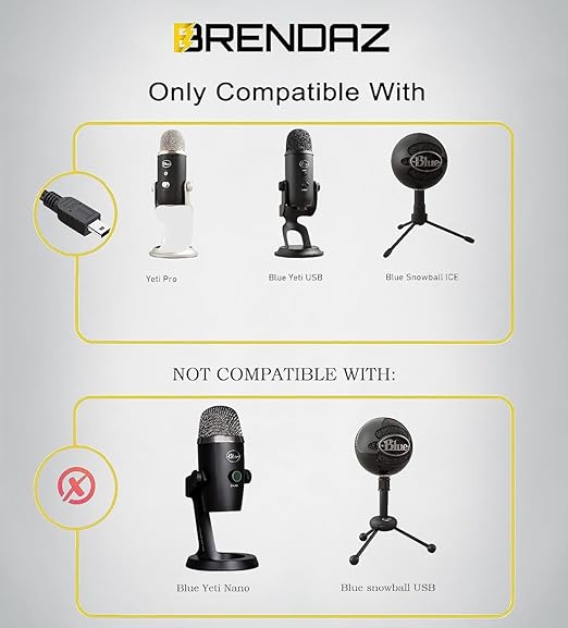 BRENDAZ Mini USB Cable 15ft., Durable USB Mini to USB Charging Cord & Data Transfer Compatible with GoPro HERO4 Hero 3+, Garmin GPS, TI-84 Plus, TI84 Calculator, Dash Cam, DSLR Camera, USB Mic.