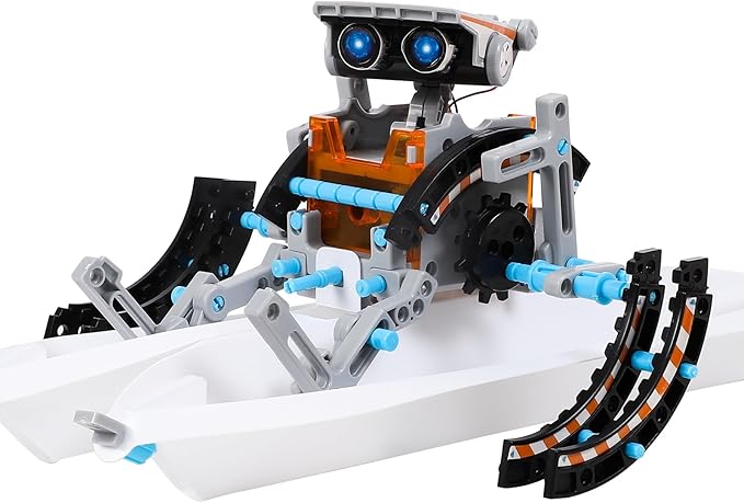 Lucky Doug Solar Power Robot Building Kits Toys for Boys Girls Ages 8-13, STEM Kit Gifts for Kids 8 9 10 11 12 13 Years, DIY Educational Science Building Robotic Set Gifts for Teenagers