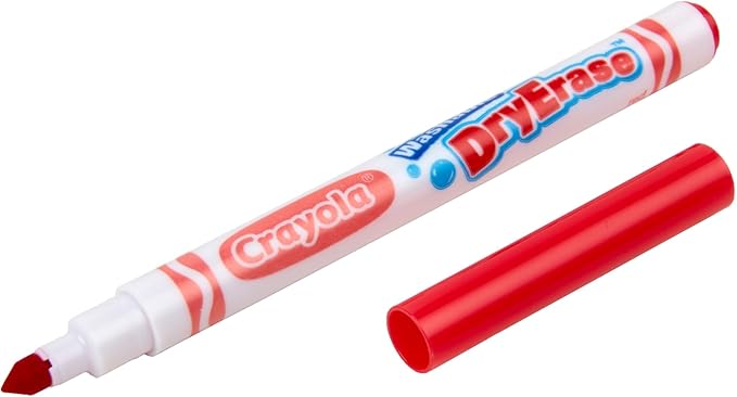Crayola Washable Slim Dry Erase Markers, 10 Count