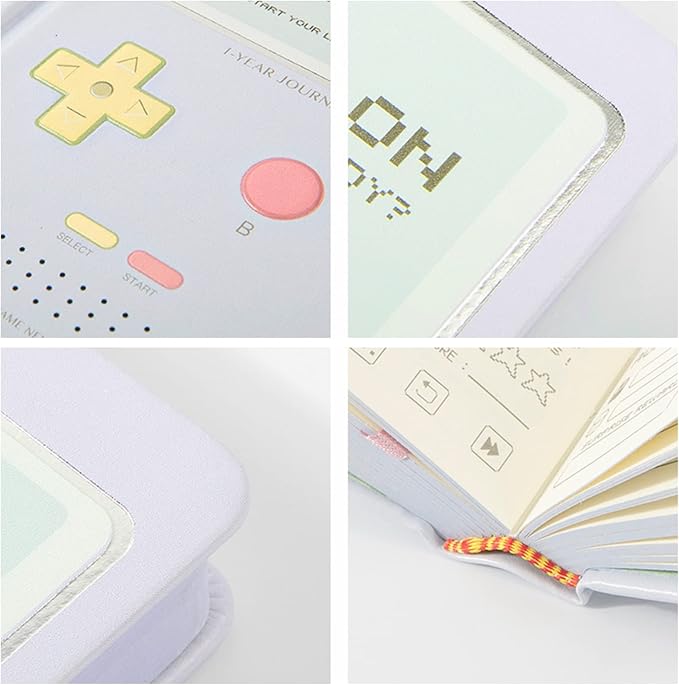 365 Days Undated Daily Planner A6 Mini Thick Notebook Pocket Agenda School Diary One Page Per Day Game Life Journal Notepad Gifts