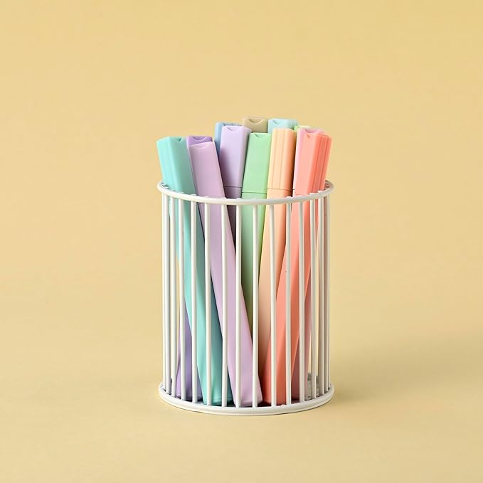 konket- Aesthetic Bible Highlighters No Bleed, Cute Pastel Highlighters, 12 pcs Chisel Tip