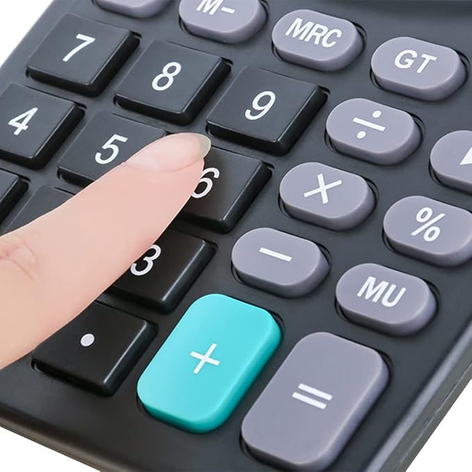 Large Screen 12 Digits Calculator Desktop Electronic Calculators Home Office School Financial Accounting Tool