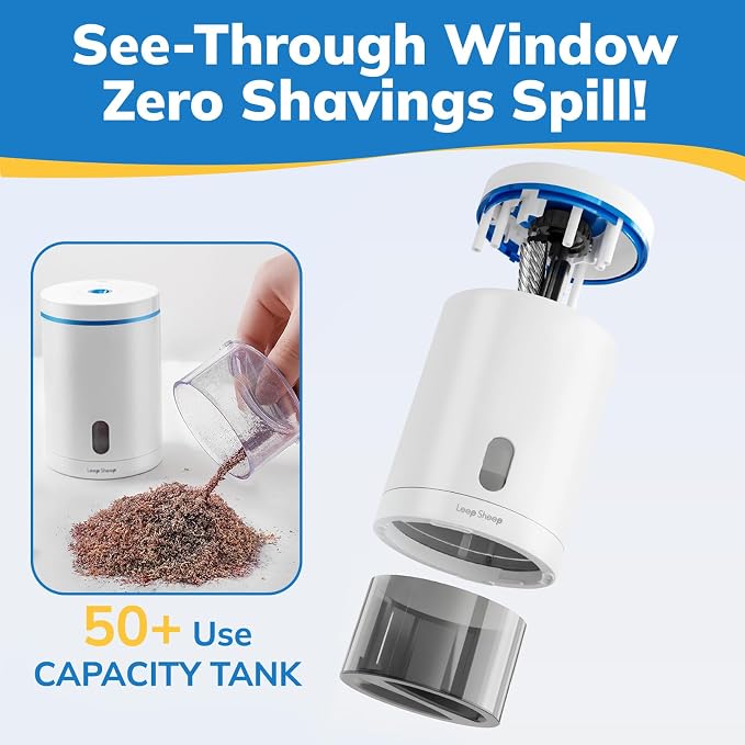 Fully Automatic Electric Pencil Sharpener, Rechargeable
