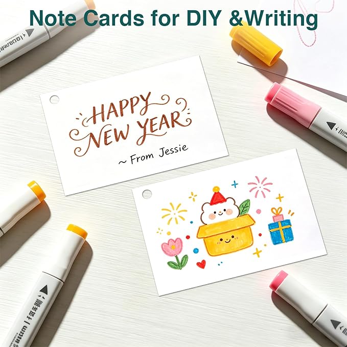 Index Cards 4x6 with Ring, 160 Sheets, Ruled White Flash Cards for Effective Studying and Note-Taking, Note Cards, Essential School Supplies for College & Office, Home Organization & Study Supplies