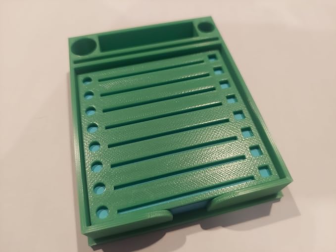 Sticky Note Holder w/Stencil (Green)