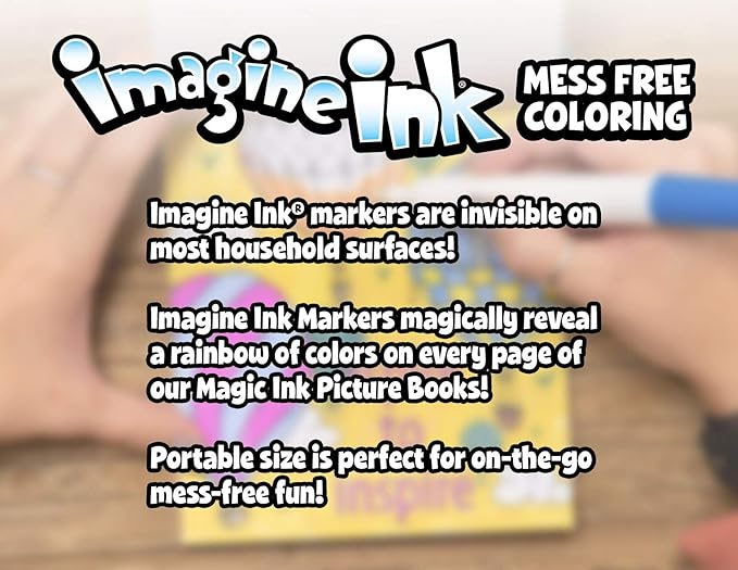 Bendon Moana Imagine Ink | Moana Coloring Book with Mess Free Marker | Moana Activity Book | 20 Pages | Officially Licensed