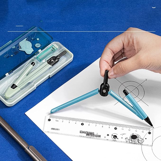Drawing Compass Drafting Tools Student Math Geometry Compass and Pencil Arithmetic Geometry Set Compass Geometry Diagram Compass Collection Compass Compass Math Ruler Kit