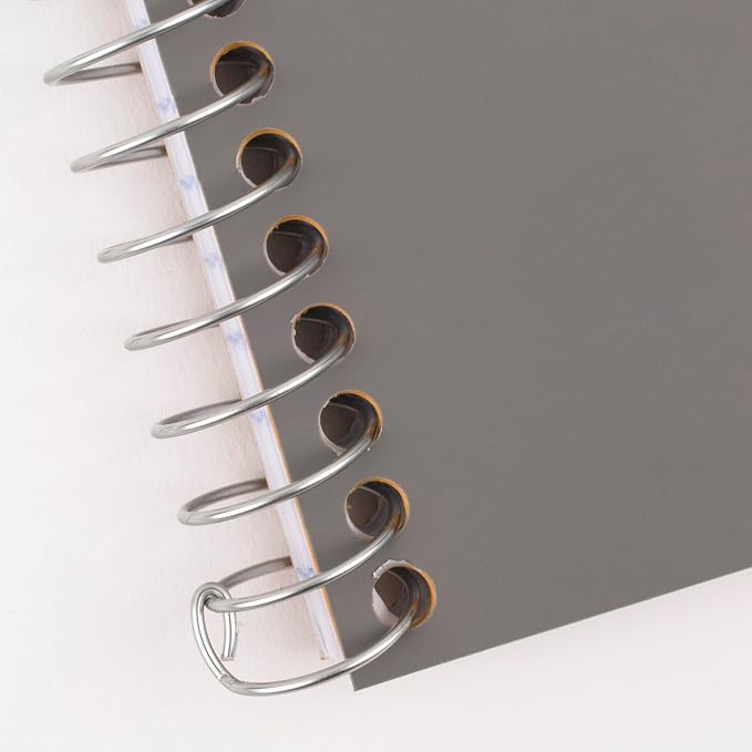 Five Star Spiral Notebook, 1 Subject, College Ruled Paper, 4-3/8" x 7", Small Size, 80 Sheets, Fights Ink Bleed, Water Resistant Cover, Gray (450048AA3-ECM)