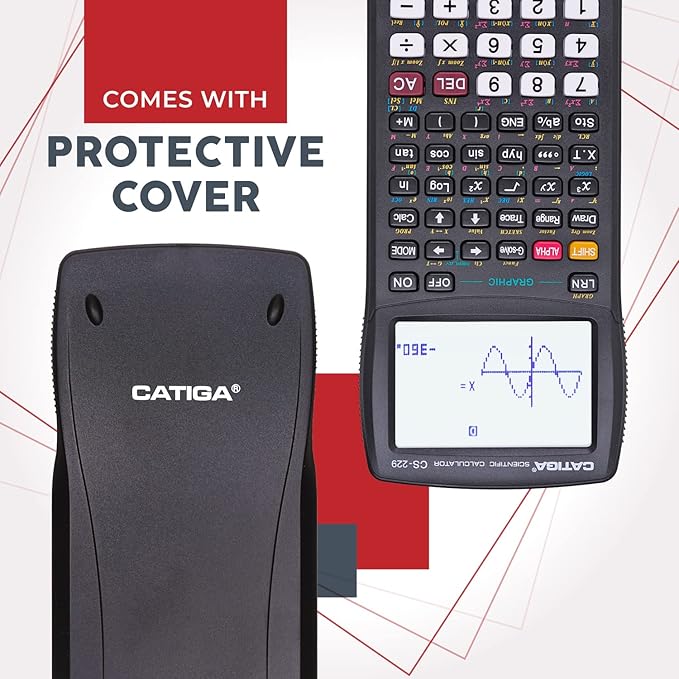 CATIGA Scientific Calculator with Graphic Functions, Upgraded Multi-Mode Graphing Calculators for Students, High School & College Calculator Scientific, Calculadora Cientifica, CS-229