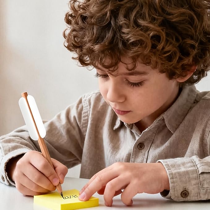 2-Pack Weighted Pencil Grips – Silicone Handwriting Aid for Kids, Elderly & Special Needs – Assists with Penmanship Issues Due to Autism, Tremors, Grip Strength or Fine Motor Skill Disability