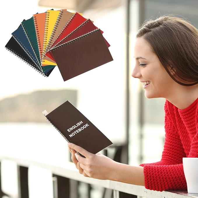 Yahenda 36 Pcs Spiral Notebooks, 1 Subject, Wide Ruled, Multi Color