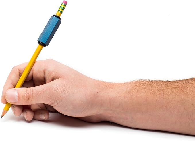 Pack of 4 Pen or Pencil Weights | Handwriting Aid for Children, Elderly, or Special Needs. Assists with Penmanship Issues Due to Autism, Tremors, Grip Strength or Fine Motor Skill Disability. 1.5 Oz