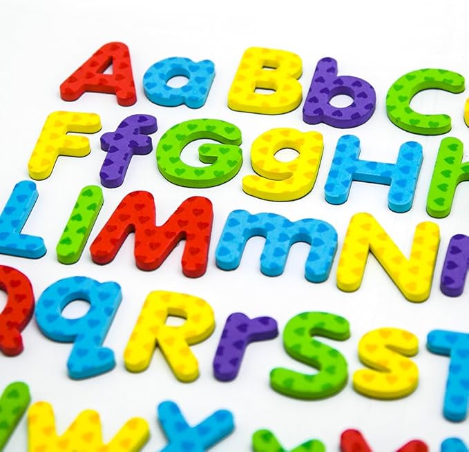 Magnetic Letters and Numbers for Classroom Educating Kids in Fun -Educational Alphabet Refrigerator Magnets Building Preschool Toddler Spelling and Learning Rfidge Magnets-112 Pieces