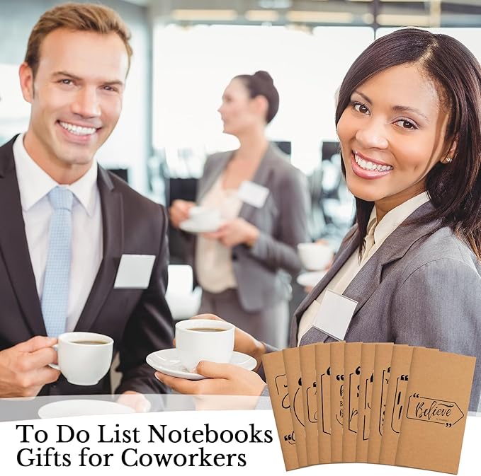 Yeaqee 50 Pcs Employee Appreciation Gifts Undated Weekly Pocket Planners Bulk to Do List Inspirational Habit Track Notebooks for Teacher Boss Nurse Volunteer Social Worker(encouraging)
