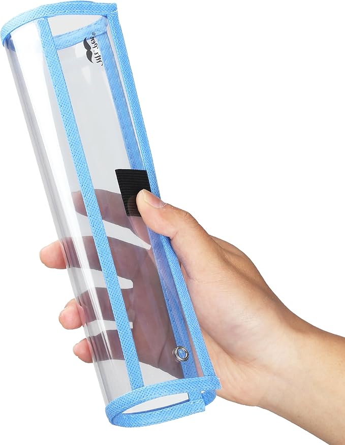 Mr. Pen- Reusable Dry Erase Pocket Sleeves, 10" x 14", 12 Pack, Colorful, Clear Plastic Paper Sleeves, Ticket Holders, Clear Plastic Sheet Protectors, Teacher, School, Classroom Supplies