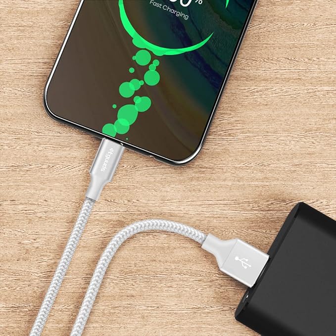 etguuds White Long USB A to USB C Cable 10ft, 2-Pack Fast Charging Type C Charger Cord for iPhone 17 16 15 Pro Max Plus Air 16e, Samsung Galaxy S25 S24 S23 S22 S21 S20 Note 20 A17 A16 A15 A26 A36 A56