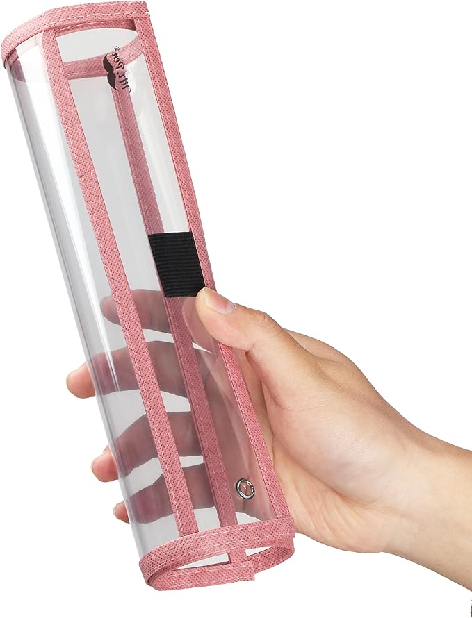 Mr. Pen- Reusable Dry Erase Pocket Sleeves, 10" x 14", 6 Pack, Pink Shades, Clear Plastic Paper Sleeves, Ticket Holders, Clear Plastic Sheet Protectors, Teacher, School, Classroom Supplies