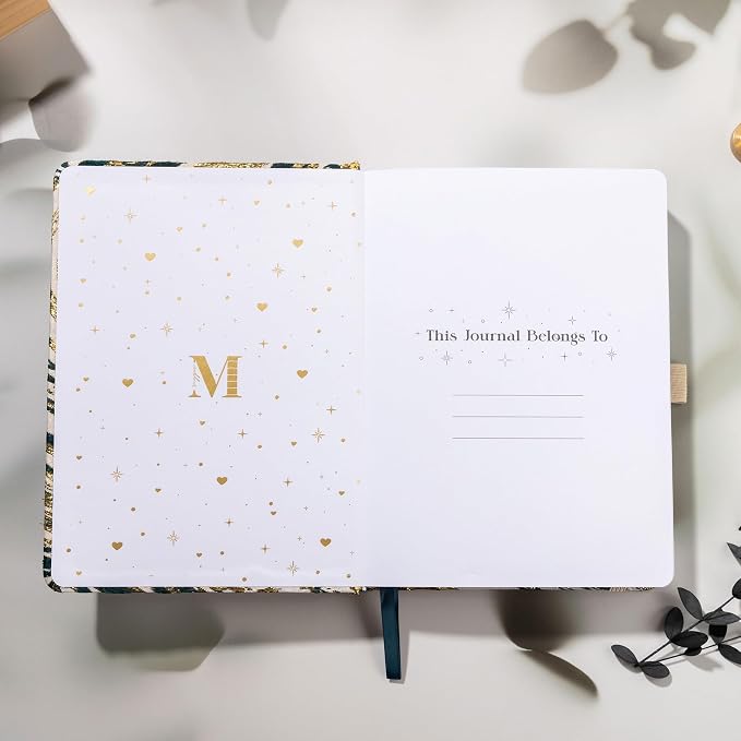 MGGAO Lined Journal Notebook, A5 Fabric Journal for Women Men