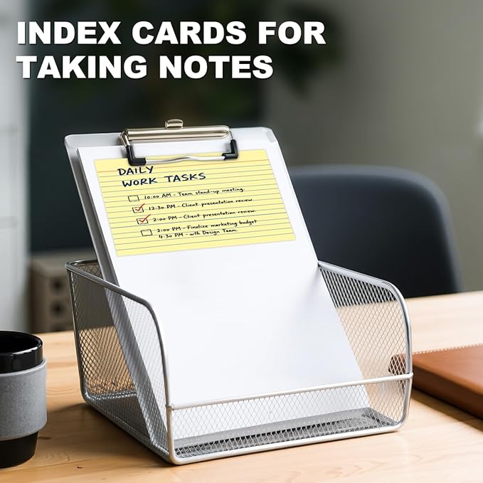 120 Count Colored Index Cards 5x8 Lined Colorful Notecards 6 Color Lined Flashcards for Studying 5 x 8 Index Cue Cards Ruled Notecards Multicolor Note Cards Flash Cards for Notes Office School Recipes