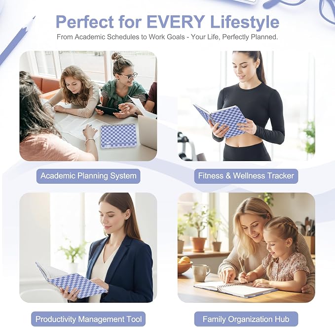 Planner 2026-2027, Weekly and Monthly Academic Year Calendar Planner, July 2026 - June 2027, Daily Agenda Book for Office School Supplies, Letter Size(8.5'' x 11'')