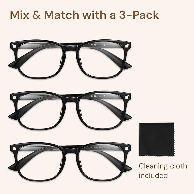Gaoye Stylish Eyewear Frame Accessories - Blue Light Glasses for Woman - Computer Glasses for Blue Light Blocking