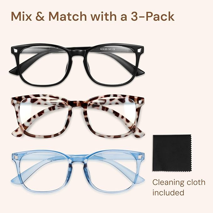 Gaoye Stylish Eyewear Frame Accessories - Blue Light Glasses for Woman - Computer Glasses for Blue Light Blocking