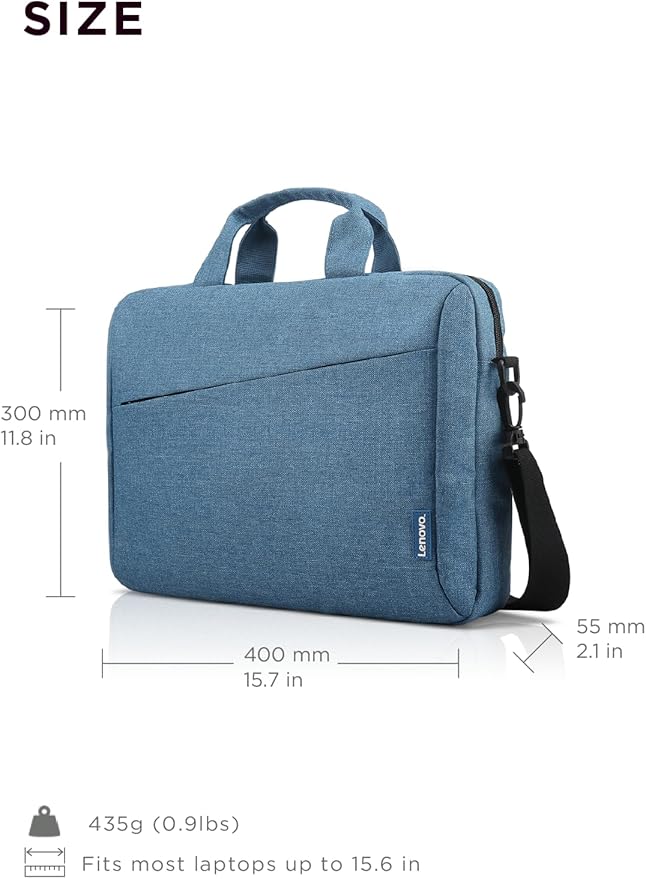 Lenovo Laptop Carrying Case T210, 15.6-Inch Laptop and Tablet, Sleek Design, Durable and Water-Repellent Fabric