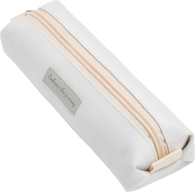 Mr. Pen- Cute Pencil Case Pouch, Multipurpose Canvas Bible Pencil Pouch, Smooth Zipper, Premium Material, Neat Stitches, Ideal for Stationery, Cosmetics, Electronics, School, Office, Travel
