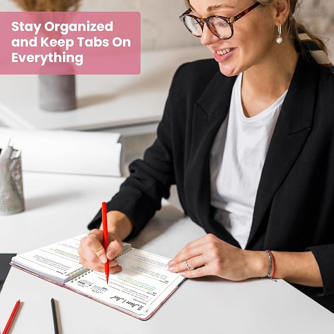 Planner 2026-2027, Monthly and Weekly Academic Planner July 2026 - June 2027, Hardcover Student Teacher Planning Agenda Calendar Book with Tabs, Perfect for Office School Supplies, A5 (6.3" x 8.5") - Whirling Skies